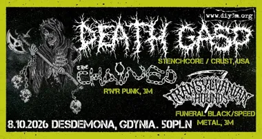 DEATH GASP + THE CHAINED + TRANSYLVANIAN HOUNDS w Gdyni