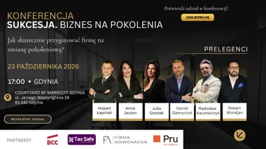 Sukcesja. Biznes na pokolenia – konferencja w Gdyni