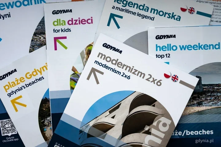 Nowe foldery o Gdyni pokazują miasto inaczej i poza plażowym szlakiem