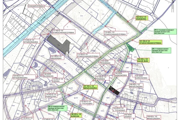 Kacze Buki zmienią się na mapie – projekt drogowy jest gotowy