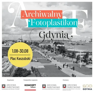 Dawne oblicza Gdyni na Placu Kaszubskim. Archiwalne zdjęcia w fotoplastikonie